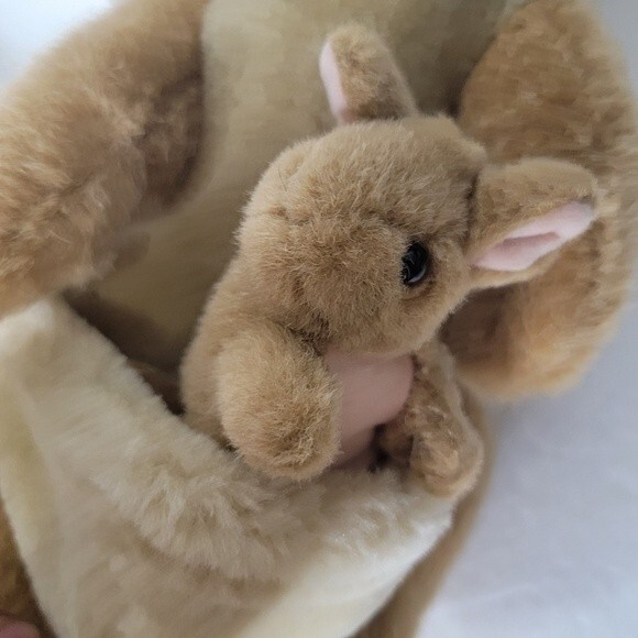 Dakin Kangaroo with Joey plush stuffed animal - Picture 7 of 8